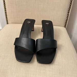 H&M Black Women's Mules